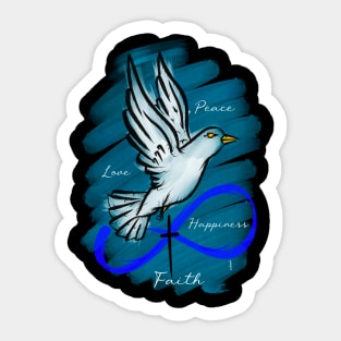 Peace dove Sticker